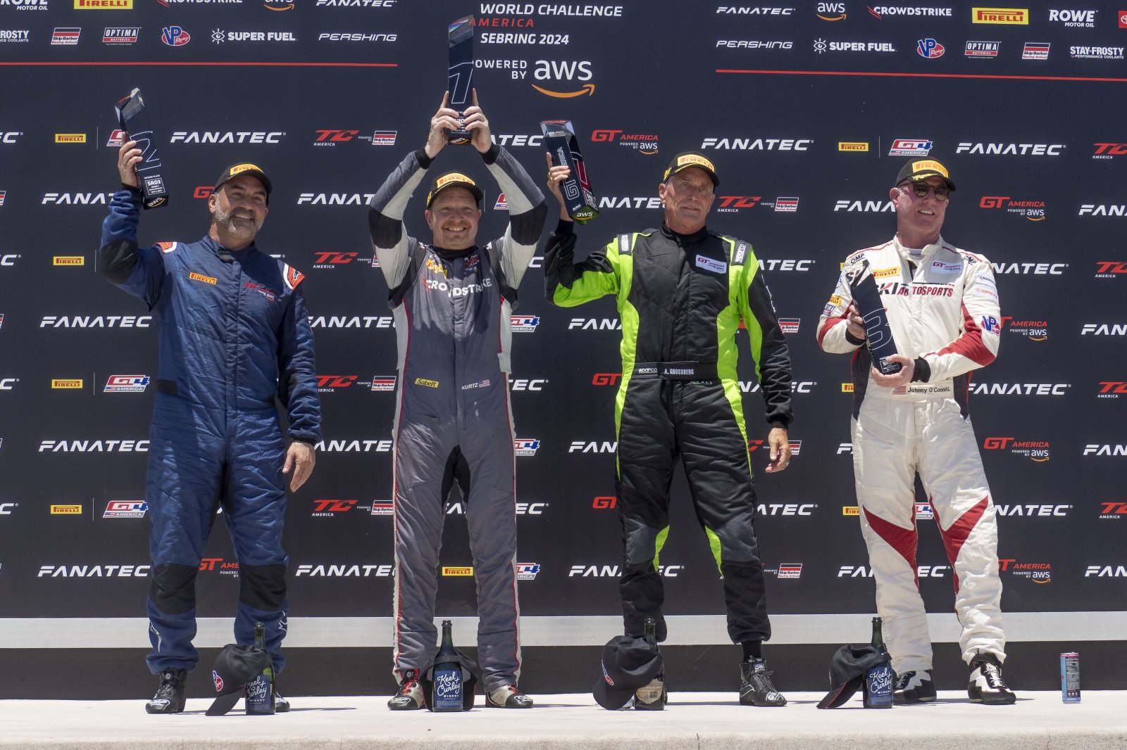 Kurtz, Grossberg, Sherman Win Exciting Race 1 at Sebring