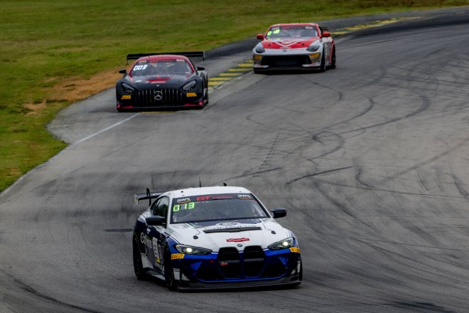 GT America Field Pushes Hard in VIR Practice 2