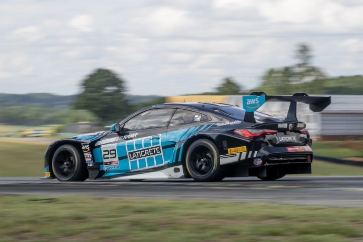 GT America powered by AWS Action Resumes at VIR with Practice 1