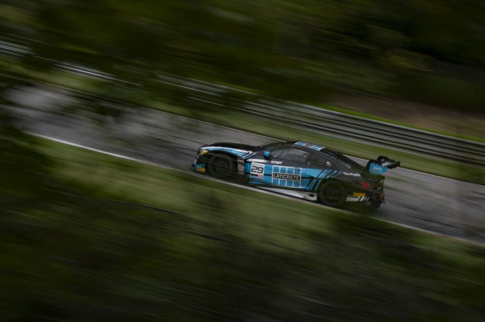 Rothberg and Sherman Light Barber Ablaze in Qualifying