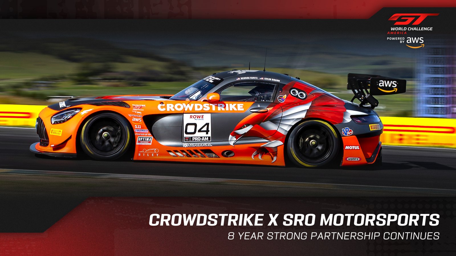 8 Years Strong: SRO Motorsports Group and CrowdStrike