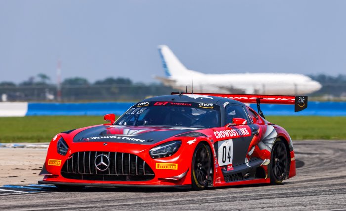 GT America Powered by AWS Progresses Through Practice 2 at Sebring