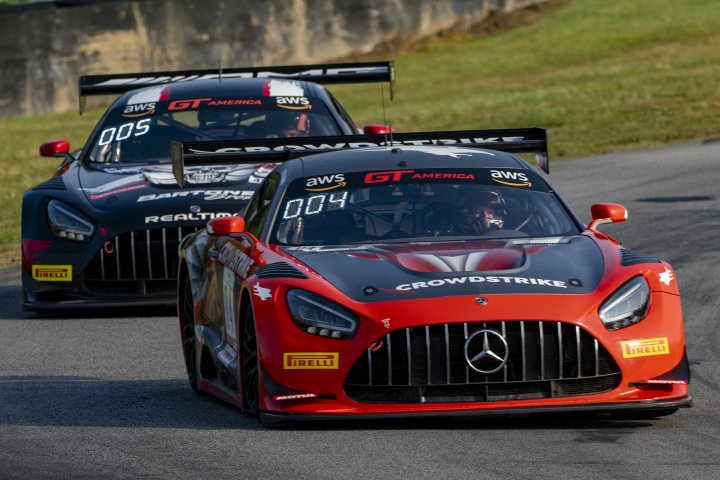 Kurtz Sails Past Gidley for Win While Sabo Holds Down Lead in GT America Race One