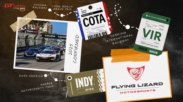 Flying Lizard Motorsports Soars in Dual Series