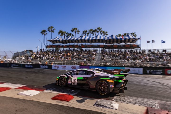 TPC Racing Team With Dream Racing Stays Podium Perfect After GT America Powered by AWS Doubleheader at Long Beach