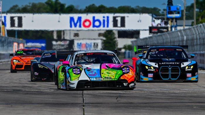 GMG Racing and Kyle Washington Win Third GT America Race of the Season Sunday at Sebring International Raceway