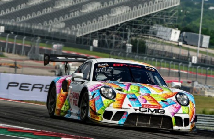 Kyle Washington Secures Season-Best Second-Place GT America Race Finish Sunday in the No. 32 GMG Racing Porsche 911 GT3 R at Circuit of The Americas