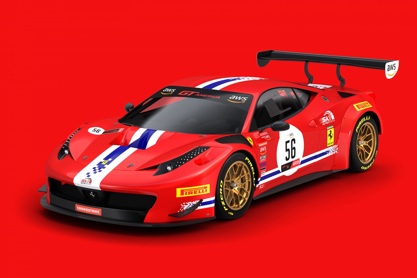 SKI Autosports enters GT America Powered by AWS with Ferrari and Andy Pilgrim
