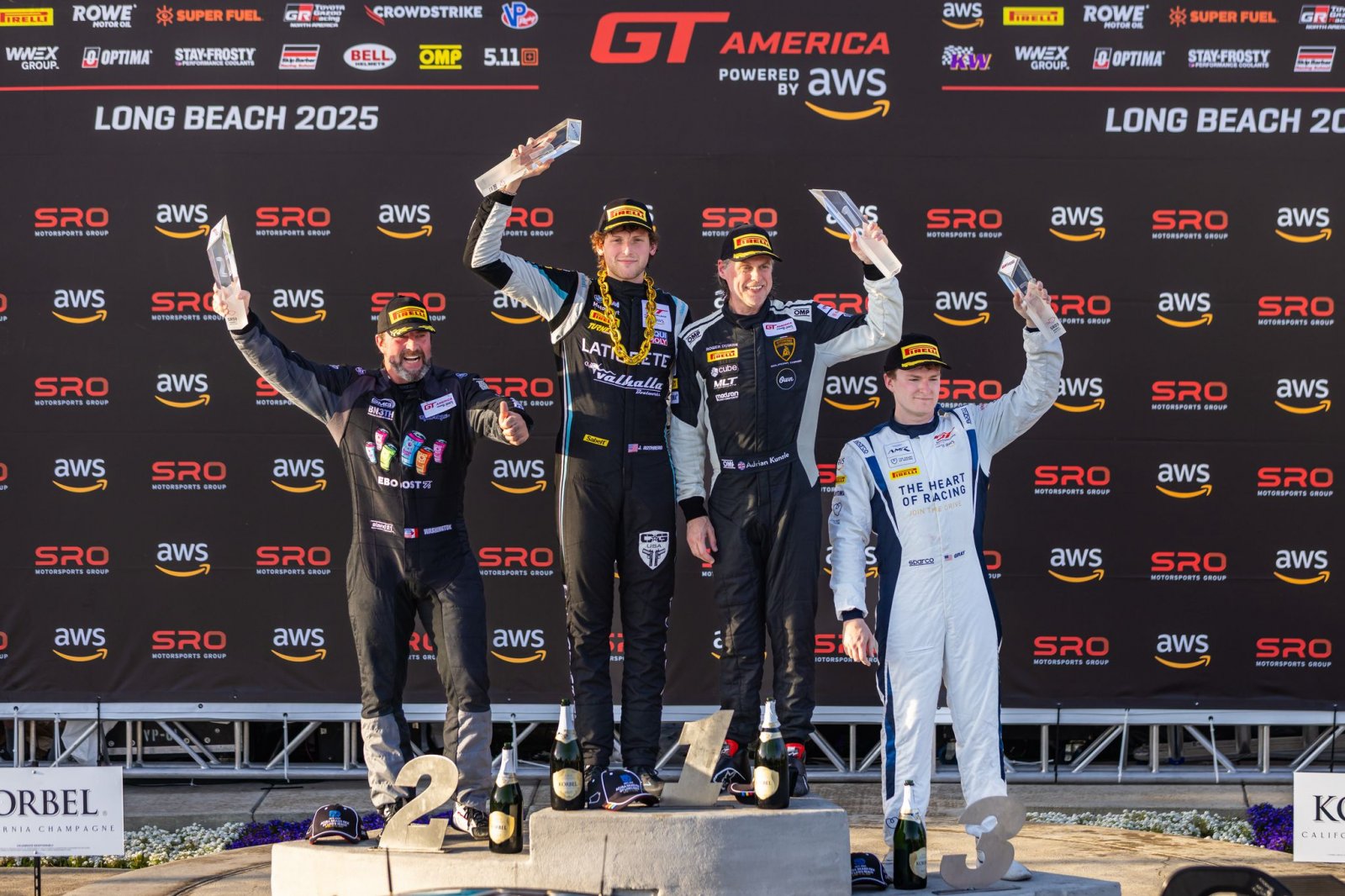 Rothberg, Kunzle, and Holt Victorious in Action-Packed Race 1 in the Streets of Long Beach 