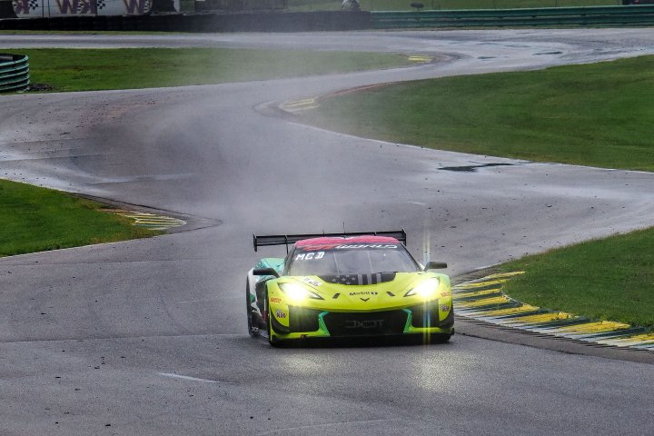 Blake McDonald Leads the Way in Wet Practice 1 at VIR