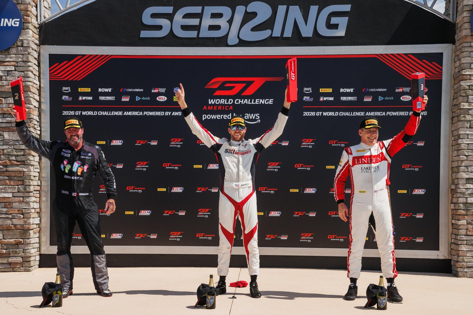 Gidley Charges to GT America Race 2 Victory at Sebring, Bell Sweeps the GT4 Weekend