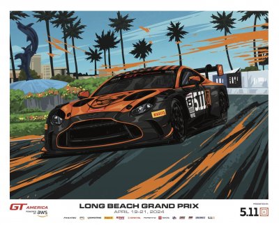 Long Beach Grand Prix poster
