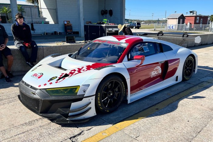 SKI Autosports Completes First Official Test with New Audi R8 LMS EVO II