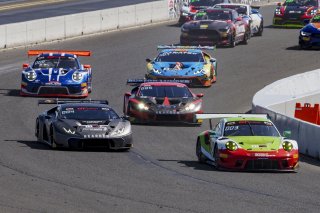 #45 Porsche 911 GT3-R of Charlie Luck, Wright Motorsports, GT America Powered by AWS, SRO3-M, SRO America, Sonoma Raceway, Sonoma, CA, March 2021. | SRO Motorsports Group