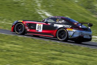 #89 Mercedes-AMG GT4 of Ross Chouest, RENNtech Motorsports, GT America Powered by AWS, GT4, SRO America Sonoma Raceway, Sonoma, CA, March 2021.  | SRO Motorsports Group