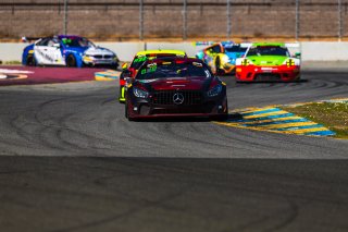#89 Mercedes-AMG GT4 of Ross Chouest, RENNtech Motorsports, GT America Powered by AWS, GT4, SRO America Sonoma Raceway, Sonoma, CA, March 2021.  | Fabian Lagunas 2021