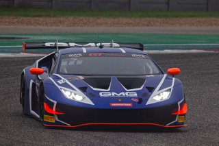 #14 Lamborghini Huracan GT3 of James Sofronas, GMG Racing, GT America Powered by AWS, SRO3, Circuit of the Americas, Austin, TX, April May, 2021. | Sarah Weeks/SRO             