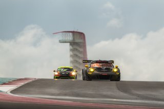 #460 Porsche 991 GT3 R (991) of Andy Wilzoch, Flying Lizard Motorsports, GT America Powered by AWS, SRO3-M, Circuit of the Americas, Austin, TX, April May, 2021. | Fabian Lagunas/SRO