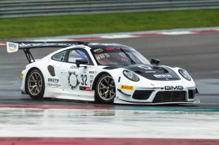 #32 Porsche 911 GT3R (991.2) of Kyle Washington, GMG Racing, GT America Powered by AWS, SRO3, SRO America, Circuit of the Americas, Austin, TX, May 2021. | Fabian Lagunas/SRO