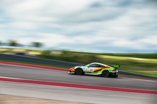 #45 Porsche 911 GT3-R of Charlie Luck, Wright Motorsports, GT America Powered by AWS, SRO3, SRO America, Circuit of the Americas, Austin, TX, April May, 2021. | Fabian Lagunas/SRO