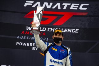 #14 Lamborghini Huracan GT3 of James Sofronas, GMG Racing, GT America Powered by AWS, SRO3, Circuit of the Americas, Austin, TX, April May, 2021. | SRO Motorsports Group