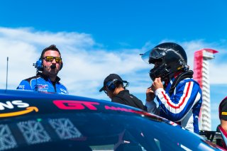 #14 Lamborghini Huracan GT3 of James Sofronas, GMG Racing, GT America Powered by AWS, SRO3, Circuit of the Americas, Austin, TX, April May, 2021. | Fabian Lagunas/SRO