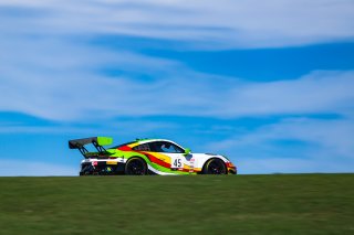 #45 Porsche 911 GT3-R of Charlie Luck, Wright Motorsports, GT America Powered by AWS, SRO3, SRO America, Circuit of the Americas, Austin, TX, April May, 2021. | Fabian Lagunas/SRO