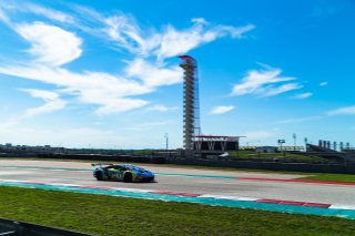#88 Lamborghini Huracan GT3 of Jason Harward, Zelus Motorsports, GT America Powered by AWS, SRO3,  SRO America, Circuit of the Americas, Austin, TX, April 29, 2021. | Fabian Lagunas/SRO
