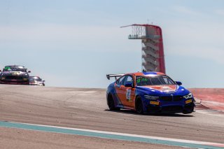 #119 BMW M4 GT4 of Sean Quinlan, Stephen Cameron Racing, GT America Powered by AWS, GT4,  SRO America, Circuit of the Americas, Austin, TX, April 29, 2021. | Sarah Weeks/SRO             