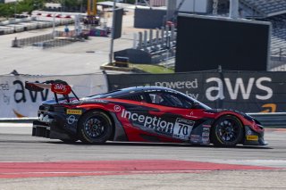 #70 McLaren 720S GT3 of Brendan Iribe, inception racing, GT America Powered by AWS, SRO3, SRO America, Circuit of the Americas, Austin, TX, April May, 2021 | SRO Motorsports Group