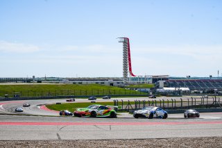 #45 Porsche 911 GT3-R of Charlie Luck, Wright Motorsports, GT America Powered by AWS, SRO3, SRO America, Circuit of the Americas, Austin, TX, April May, 2021. | SRO Motorsports Group