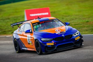 #119 BMW M4 GT4 of Sean Quinlan, Stephen Cameron Racing, GT America Powered by AWS, GT4, SRO America, Virginia International Raceway, Alton, VA, June 2021. | Fabian Lagunas/SRO