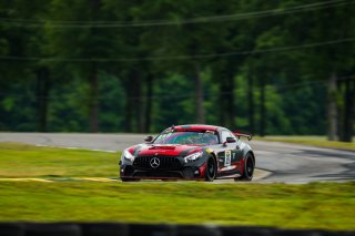 #89 Mercedes-AMG GT4 of Ross Chouest, RENNtech Motorsports, GT America Powered by AWS, GT4, SRO America, Virginia International Raceway, Alton, VA, June 2021. | Fabian Lagunas/SRO