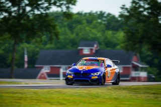 #119 BMW M4 GT4 of Sean Quinlan, Stephen Cameron Racing, GT America Powered by AWS, GT4, SRO America, Virginia International Raceway, Alton, VA, June 2021. | Fabian Lagunas/SRO