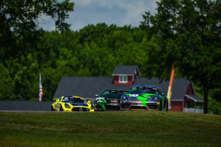 #54 Porsche Cayman GT4 CS MR of Tim Pappas, GT America powered by AWS, GT4, SRO America, VIRginia International Raceway, Alton, VA, June 2021. | Fabian Lagunas/SRO
