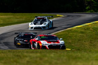 #76 Audi R8 LMS GT4 of Alex Welch, ROTR Motorsport, GT America Powered by AWS, GT4, SRO America, VIRginia International Raceway, Alton, VA, June 2021. | Fabian Lagunas/SRO