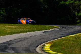 #119 BMW M4 GT4 of Sean Quinlan, Stephen Cameron Racing, GT America Powered by AWS, GT4, SRO America, Virginia International Raceway, Alton, VA, June 2021. | Fabian Lagunas/SRO