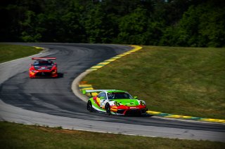 #45 Porsche 911 GT3-R of Charlie Luck, Wright Motorsports, GT America Powered by AWS, SRO3-M, SRO America, Virginia International Raceway, Alton, VA, June 2021. | Fabian Lagunas/SRO
