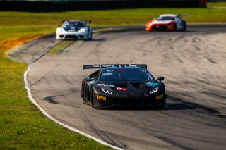 #88 Lamborghini Huracan GT3 of Jason Harward, Zelus Motorsports, GT America Powered by AWS, SRO3, Virginia International Raceway, Alton, VA, June 2021. | Fabian Lagunas/SRO