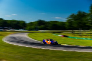 #119 BMW M4 GT4 of Sean Quinlan, Stephen Cameron Racing, GT America Powered by AWS, GT4, SRO America, Virginia International Raceway, Alton, VA, June 2021. | Fabian Lagunas/SRO