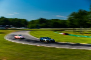 #25 Aston Martin Vantage AMR GT4 of Gray Newell, Heart of Racing, GT America Powered by AWS, GT4, SRO America, Virginia International Raceway, Alton, VA, June 2021. | Fabian Lagunas/SRO
