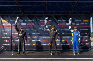 Podium, GT4, SRO America, Virginia International Raceway, Alton, VA, June 2021. | Fabian Lagunas/SRO