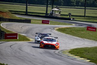 #58 Mercedes-AMG GT3 of CJ Moses, DXDT Racing, GT America Powered by AWS, SRO3, SRO America, Virginia International Raceway, Alton, VA, June 2021. | Brian Cleary/SRO