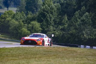 #58 Mercedes-AMG GT3 of CJ Moses, DXDT Racing, GT America Powered by AWS, SRO3, SRO America, Virginia International Raceway, Alton, VA, June 2021. | Brian Cleary/SRO