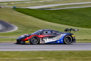 #70 McLaren 720S GT3 of Brendan Iribe, inception racing, GT America Powered by AWS, SRO3, SRO America, Virginia International Raceway, Alton, VA, June 2021. | Brian Cleary/SRO
