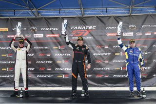 Podium, GT4, SRO America, Virginia International Raceway, Alton, VA, June 2021. | Regis Lefebure/SRO