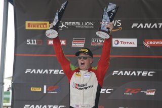 #45 Porsche 911 GT3-R of Charlie Luck, Wright Motorsports, GT America Powered by AWS, SRO3-M, SRO America, Virginia International Raceway, Alton, VA, June 2021. | Brian Cleary/SRO