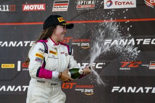 #112 Saleen Cup 1 of Zoey Edenholm, EMG Motorsport, GT America Powered by AWS, INV, SRO America, Virginia International Raceway, Alton, VA, June 2021. | Brian Cleary/SRO