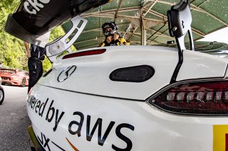 #58 Mercedes-AMG GT3 of CJ Moses, DXDT Racing, GT America Powered by AWS, SRO3, SRO America, Virginia International Raceway, Alton, VA, June 2021. | Brian Cleary/SRO