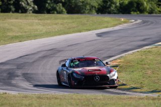 #89 Mercedes-AMG GT4 of Ross Chouest, RENNtech Motorsports, GT America Powered by AWS, GT4, SRO America, Virginia International Raceway, Alton, VA, June 2021. | Regis Lefebure/SRO                                          